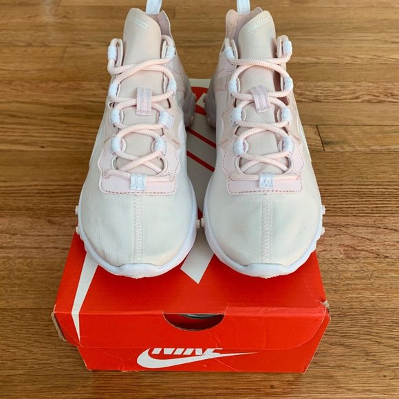 Nike React Element 55 Pale Pink Womens Shoes - Picture 5 of 6